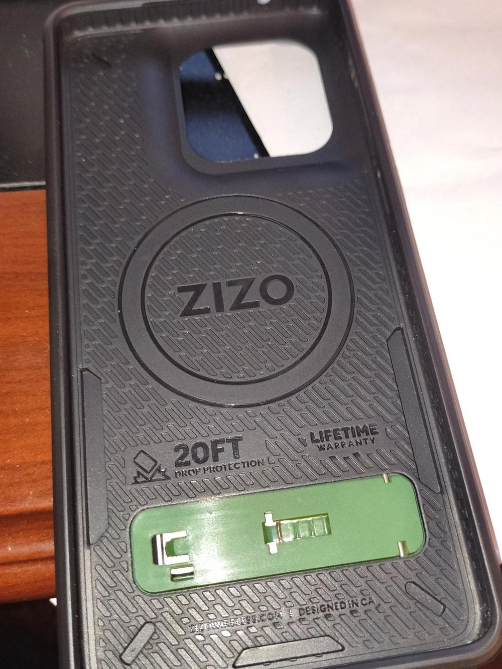 Camouflage Protective Phone Case with Kickstand - Green Camo